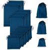 20 Pcs Satin Game Storage Bags for Women Men, S,M,L, Blue view 1