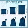 20 Pcs Satin Game Storage Bags for Women Men, S,M,L, Blue view 2
