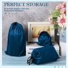 20 Pcs Satin Game Storage Bags for Women Men, S,M,L, Blue view 4
