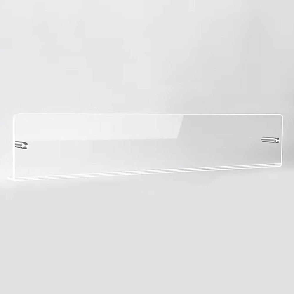 HDYZJQ Clear Acrylic Magazine File Holder, Wall Mount Study Room/Bookstore Hanging Bookshelf, Magazine Display Rack, Waiting Room/Exhibition Organiser Rack(L60cm/23.6in)
