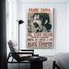 AAHARYA Frank Zappa Alice Cooper 1972 Posters Music Art Room Aesthetic Posters Canvas Painting Wall Art Poster for Bedroom Living Room Decor 20x30inch(50x75cm) Unframe-style view 3