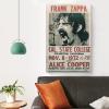 AAHARYA Frank Zappa Alice Cooper 1972 Posters Music Art Room Aesthetic Posters Canvas Painting Wall Art Poster for Bedroom Living Room Decor 20x30inch(50x75cm) Unframe-style view 4