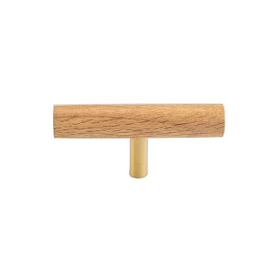 wood handle,wardrobe handles, Furniture Dresser Knobs Cupboard Door Handle for Kitchen Drawer Wardrobe Solid Modern Hardware Pull Bathroom Furniture Pulls,Oak (Hole Distance 128mm) ( Size : Single hol