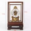 Grandfather Clock Modern Wood Pendulum Clock Mechanical See-Through Minimalist Dial Table Clock Easy to Read for Living Room Decor, Office & Home Decor Gift view 3