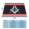Kkaingg Freemason Masonic Gift Blanket Gifts Funny Throw Blanket Flannel Blanket Ultra-Soft Blanket Fuzzy Blanket Plush Blanket Soft Cozy Lightweight Blanket for Sofa Bed 40"x30" view 4