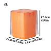 DIPSTICK Kitchen Trash Can Desktop Trash Can Mini Household Cute Trumpet Press Bedroom Covered Office Wastebasket Bedroom Trash Can (Color : D, Size : Small) view 2