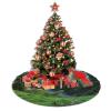 EVANEM Christmas Tree Skirt with Plush Borjomi kharagauli National Park 36" Plush Xmas Tree Skirt Xmas Tree Cover Christmas Tree Mat Decoration for New Year Festival Holiday Party Decor view 4