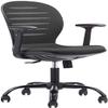 HOBIBA Office Home Office Chair Computer Chair Office Chair Student Study Chair Lift Small Swivel Chair Comfortable Sedentary Desk Chair (Size:Medium,Color:Black) view 1