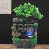 Headery Water Fountains Indoor with LED Light and Pump Tabletop Waterfall Fountain Zen Feng Shui Meditation Indoor Waterfall for Home Office Bedroom Decor view 2