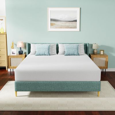 PayLessHere 10 Inch Gel Memory Foam Mattress Fiberglass Free/CertiPUR-US Certified/Bed-in-a-Box/Cool Sleep & Comfy Support,California King