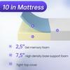 PayLessHere 10 Inch Gel Memory Foam Mattress Fiberglass Free/CertiPUR-US Certified/Bed-in-a-Box/Cool Sleep & Comfy Support,California King view 3