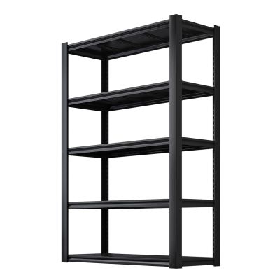 72" H Garage Shelving Heavy Duty Industrial Shelving Storage Rack With 5-Tier Metal Shelving Unit 2000LBS Loads Adjustable Garage Storage Shelves Unit For Warehouse Pantry Storage Rack ( Size : 47.3"W