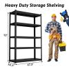 72" H Garage Shelving Heavy Duty Industrial Shelving Storage Rack With 5-Tier Metal Shelving Unit 2000LBS Loads Adjustable Garage Storage Shelves Unit For Warehouse Pantry Storage Rack ( Size : 47.3"W view 4