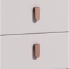 ULTRAWAVE Nightstands Bedside Table Double-Layer Locker Living Room Bedroom Bedside Table Multi-Function Locker Marble Countertop Rack Bedside Table (Color : B) view 4