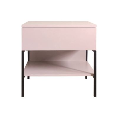 ULTRAWAVE Nightstands Home Bedside Table Single Layer Locker Living Room Multifunctional Sofa Side Table Bedroom Bedside Table Open Shelf Bedside Table (Color : A)