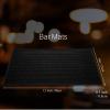 Tioncy 6 Pcs Bar Mat for Countertop 6 x 12 Inch Non Slip Rubber Mat Service Spill Cocktail Bartending Coffee Bar Mats for Hot Dishes Restaurants Barbershop Clippers Hot Pads, Black view 2