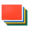 EASYROSE Plastic Cutting Board Set of 6, 24 x 18 x 1/2 Inch Commercial Grade Chopping Board Large Multi-Color Cutting Boards for Kitchen - Dishwasher Safe, NSF Certified view 1