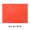 EASYROSE Plastic Cutting Board Set of 6, 24 x 18 x 1/2 Inch Commercial Grade Chopping Board Large Multi-Color Cutting Boards for Kitchen - Dishwasher Safe, NSF Certified view 2
