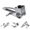 Pissente Kitchen Craft Stainless Steel Rotary Cheese Grater, Hand Crank Butter Shredder, Multifunctional view 3