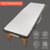 White Lash Bed Topper Memory Foam Topper for Massage Bed,73x29x2 inch Memory Foam Massage Mattress with Removable Cover, Elasticized Non-Slip,Lash Bed Topper (Not Included Bed), for Massage and Beauty view 2