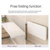 Laundry Floating Folding Table, Wood Wall Mounted Folding Table, fold down table, Folding Kitchen Table, Drop Leaf Dining Stable Sturdy Table With Bracket, Wall Shelf Computer Desks Workstations ( Col view 4