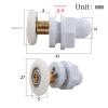 SBTRKT 4X Shower Door Rollers 19/23/25/27/29mm Durable Rooms Cabins Pulley Shower Room Roller/Runners/Wheels for 4-8mm Glass Doors (Color : 27mm) view 2