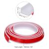 uxcell 59 Inch Collapsible Shower Barrier Stopper Water Splash Guard Blocker 59"Lx0.8"Wx0.5"H for Bathroom Kitchen Wet and Dry Separation, White view 2