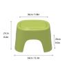 PBENO Step Stool Household Low Stool Plastic Stool Living Room Shoe Changing Stool Bathroom Shower Stool Foot Stool Foot Rest for Couch (Color : E, Size : 13.3 * 9.5 * 8.2in) view 2