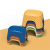 PBENO Step Stool Household Low Stool Plastic Stool Living Room Shoe Changing Stool Bathroom Shower Stool Foot Stool Foot Rest for Couch (Color : E, Size : 13.3 * 9.5 * 8.2in) view 3