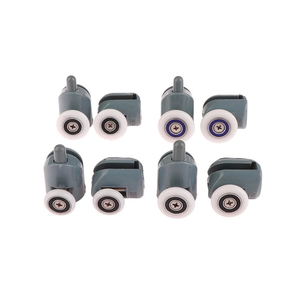Household Shower Room Cabins Pulleys/Shower Room Roller/Wheels/Pulleys Diameter 20/23/25/27mm Single Wheel Shower Room Pulleys (Color : C-23mm)