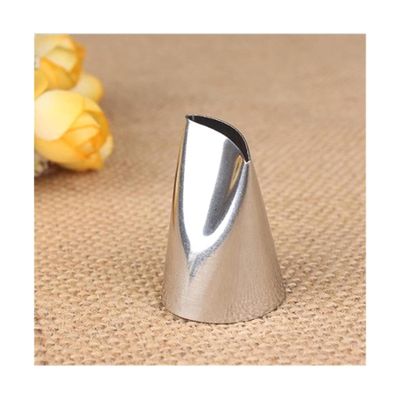 Cake Piping Tips Piping Tips 1pc Petal Rose Tulip Icing Cake Piping Nozzles Decorating Pastry Tips Stainless Steel Fondant Cake Icing Nozzle Portable
