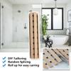 Shuonuo Shower Mat Non Slip Bathtub Mat and Drain Hole Shower Mat and Drain Holes 4FTx9FT Bath Mat for Tub & Shower. Dry, Easy to Cut,for Tub & Shower(Beige) view 3