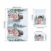 Yukro 3 Piece Bath Towel Set, Christmas Snowman Xmas Tree Winter 1 Bath Towel, 1 Hand Towel and 1 Wash Cloth Microfiber Towel, Highly Absorbent Ultra Soft Towels for Bathroom Pool Gym view 4