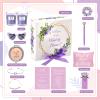 Nuogo 8 Sets Bridesmaid Proposal Gift Wedding Box Set, Purple, Classic view 3