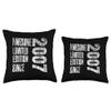 Awesome Limited Edition Since 2007 17th Birthday gift Throw Pillow view 3