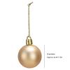 36 Pcs 40mm/1.6 Inch Christmas Tree Balls Ornaments, Shatterproof Hanging Decorations Xmas Pendant for Festival Holiday Party Xmas Tree Decor Holiday(Gold) view 2