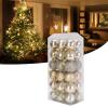 36 Pcs 40mm/1.6 Inch Christmas Tree Balls Ornaments, Shatterproof Hanging Decorations Xmas Pendant for Festival Holiday Party Xmas Tree Decor Holiday(Gold) view 3