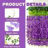 Alotiki Wisteria Hanging Flowers,Fake Hanging Flowers,Wisteria artificiales Garland for Home Wedding Arch Floral Party Garden Ceremony Outdoor Decor,3.6 feet Long(108,Purple) view 3