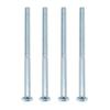 M8 8mm x 130mm Long Furniture Connecting Bolts  Hex Allen Key Flathead For Beds, Cots and Furniture Assembly view 1