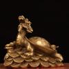 burid Pure Copper Dragon Turtle Sculpture Crafts Office Statue Dragon Turtle Auspicious Beast Living Room Store Decoration Gift view 4