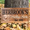 Personalized Chicken Farmhouse Sign Wood Wedding Gift Wooden Farmhouse Decor Family Name Sign Couple Established Hen Custom Carved Farm Sign view 2
