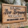Personalized New Home Plaque with Family Names  Custom Established Date Wall Art, Housewarming or Realtor Gift view 3