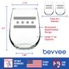 Bevvee Chicago Flag  Stemless Wine Glasses - Set of 2 - Chitown Gifts - Large 17 Ounce view 4