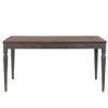 Sunset Trading Dakota 60-78" Rectangular Expandable Butterfly Leaf Dining Table | Distressed Brown and Ash Gray Solid Wood | Space-Saving Kitchen Furniture | Seats 4, 6, 8 view 3