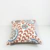 20 x 20 inches Multi-Color Suzani Decorative Throw Pillow Cover, Hand Embroidered Pillow Cover, Brown Cushion Cover, Handmade, Wool Pillow Cover, Dry Clean Only. view 4