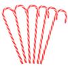 Beaupretty 6 Pack Santa Claus Cane Christmas Tree Decorations Giant Candy Cane Ornaments for Christmas Tree view 1