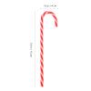 Beaupretty 6 Pack Santa Claus Cane Christmas Tree Decorations Giant Candy Cane Ornaments for Christmas Tree view 2