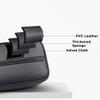 ihreesy Car Tissue Box,PVC Leather Tissue Box Rectangular Tissue Box Tissue Dispenser Car Tissue Holder for Home Office,Black view 2