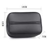 ihreesy Car Tissue Box,PVC Leather Tissue Box Rectangular Tissue Box Tissue Dispenser Car Tissue Holder for Home Office,Black view 3