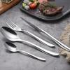 16-Piece Stainless Steel Flatware Set for 4,Food-Grade Tableware Cutlery Set,304 Stainless Steel Flatware Cutlery Set,Kitchen Utensil Tableware sets Include Spoon, Fork & Knife, Dishwasher Safe view 1